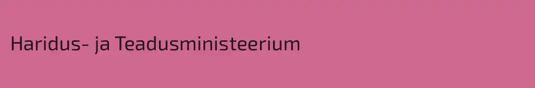 Haridus- ja Teadusministeerium